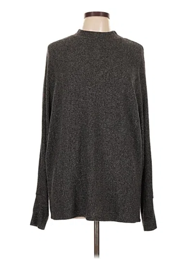 Pre-owned Matty M Long Sleeve Turtleneck In Gray