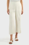 Matty M . Magnolia Linen Blend Culottes In White