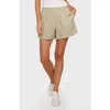 Matty M . Milos Pull-on Shorts In Neutral