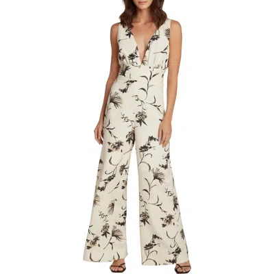 Matty M . Natalia Floral Wide Leg Jumpsuit In Multi