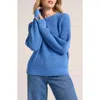 Matty M Pepper Pullover Sweater In Blue