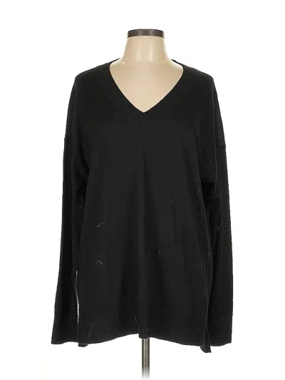 Pre-owned Matty M Pullover Sweater In Black