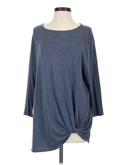 Pre-owned Matty M Pullover Sweater In Blue