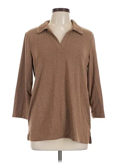 Pre-owned Matty M Pullover Sweater In Brown