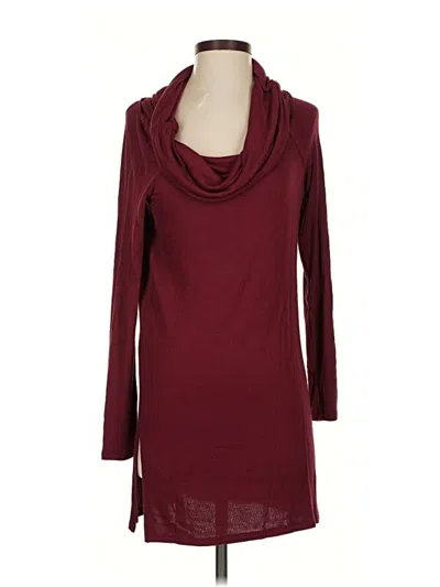 Pre-owned Matty M Pullover Sweater In Burgundy