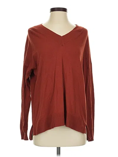 Pre-owned Matty M Pullover Sweater In Burgundy