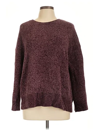 Pre-owned Matty M Pullover Sweater In Burgundy