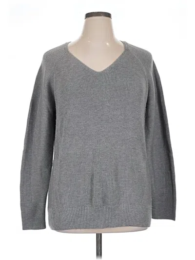 Pre-owned Matty M Pullover Sweater In Gray