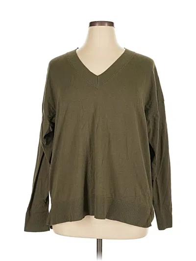 Pre-owned Matty M Pullover Sweater In Green