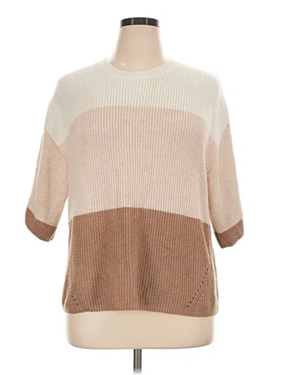 Pre-owned Matty M Pullover Sweater In Tan