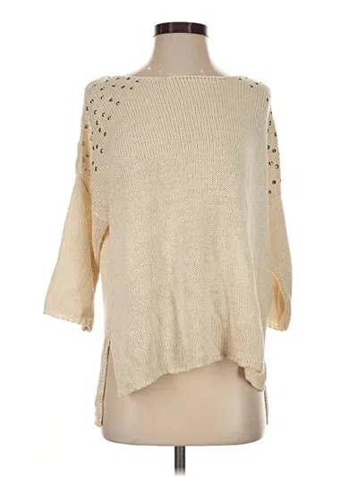 Pre-owned Matty M Pullover Sweater In Tan
