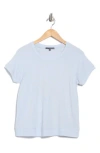 Matty M . Raglan Sleeve Fleece T-shirt In Blue