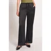 Matty M . Roselle Drawstring Satin Pants In Black