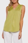 Matty M . Sabine Sleeveless Top In Green