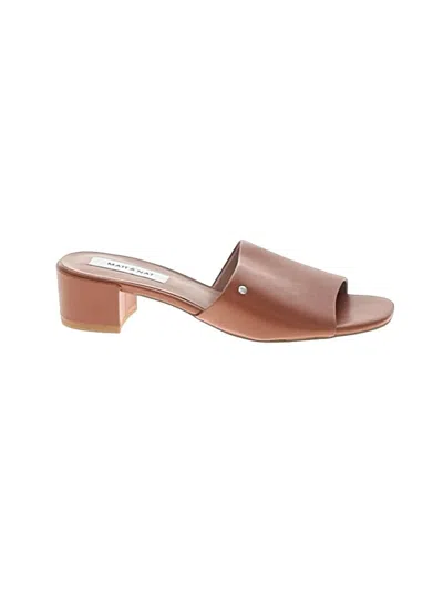 Pre-owned Matty M Sandals In Brown