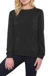 Matty M . Side Zip Sweater In Black