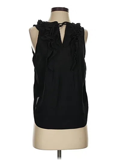 Pre-owned Matty M Sleeveless Blouse In Black