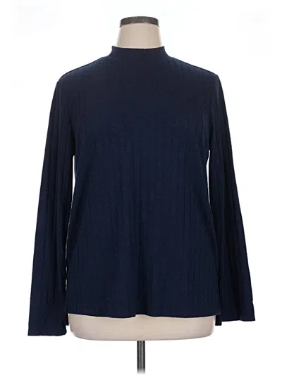 Pre-owned Matty M Turtleneck Sweater In Blue