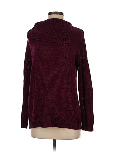 Pre-owned Matty M Turtleneck Sweater In Burgundy