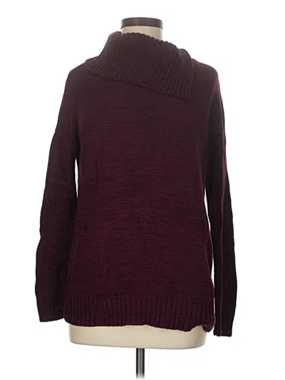 Pre-owned Matty M Turtleneck Sweater In Burgundy
