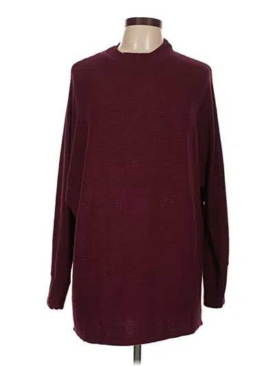 Pre-owned Matty M Turtleneck Sweater In Burgundy