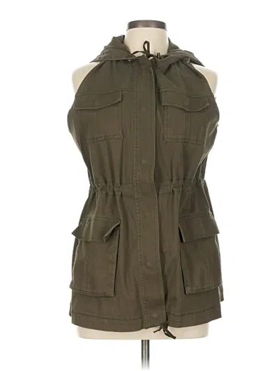 Pre-owned Matty M Vest In Green