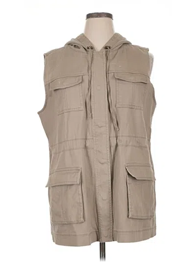 Pre-owned Matty M Vest In Tan