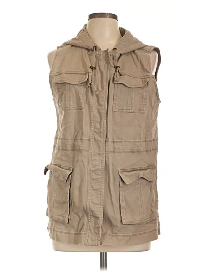 Pre-owned Matty M Vest In Tan