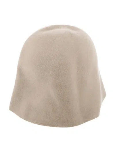 Pre-owned Mature Ha. Solid Bucket Hat In Neutral