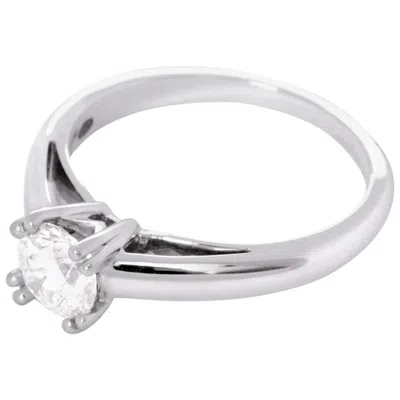 Pre-owned Mauboussin , 18 Karat White Gold, Ring, 0.70 Ct Diamond