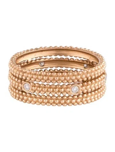 Pre-owned Mauboussin 18k Diamond Le Premier Jour Ring In Multicolor