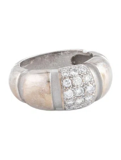 Pre-owned Mauboussin 18k Diamond Nadja Ring In Multicolor