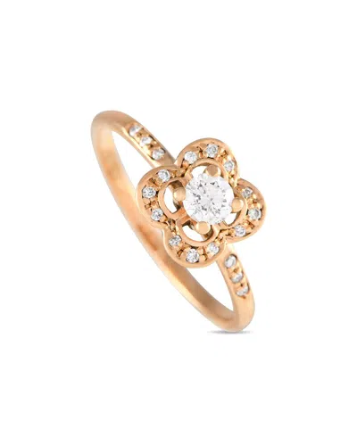Mauboussin 18k Rose Gold Quatrefoil Ring