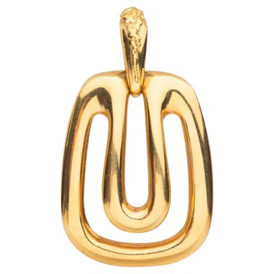 Pre-owned Mauboussin 18k Yellow Gold Pendant Necklace, France, Circa 1960