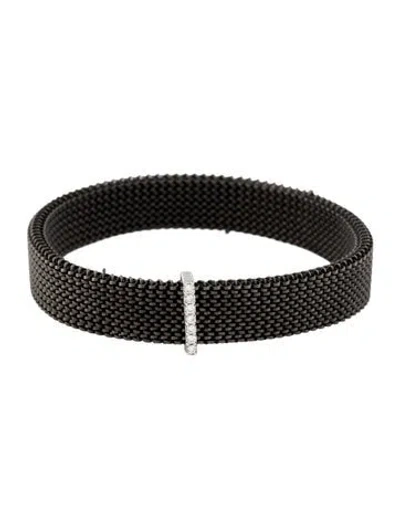 Pre-owned Mauboussin Diamond Moi Non Plus Bracelet, 7" In Multi