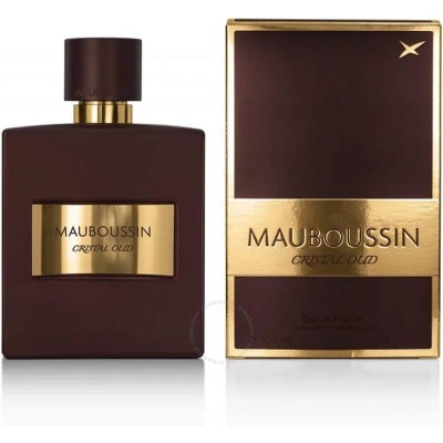 Mauboussin Men's Cristal Oud Edp Spray 3.4 oz Fragrances 3760048796392 In N/a