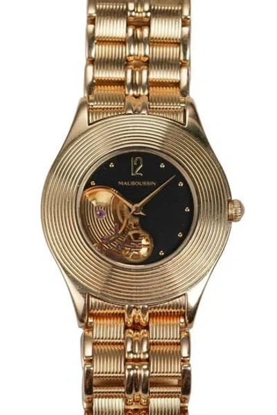 Pre-owned Mauboussin Skeleton Watch, 34mm In Multi