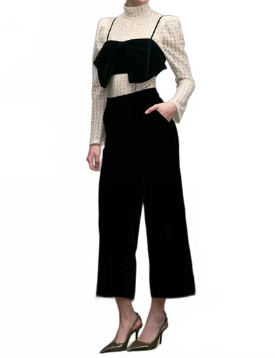 Maude Bailey Wide Leg Pant In Black