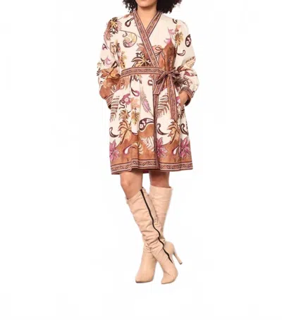 Maude Cara Dress In Misty Ferns In Multi