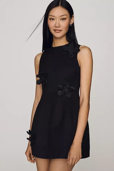 Maude Club Loretta Sleeveless Mini Dress In Black