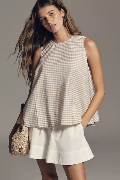 Maude Club Alfie Sleeveless Swing Top In White