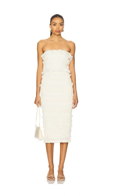 Maude Club Annalise Dress In White