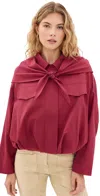 Maude Club Archie Jacket Ruby In Red