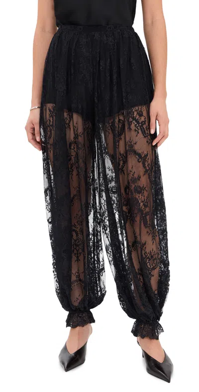Maude Club Bijou Lace Pants Black