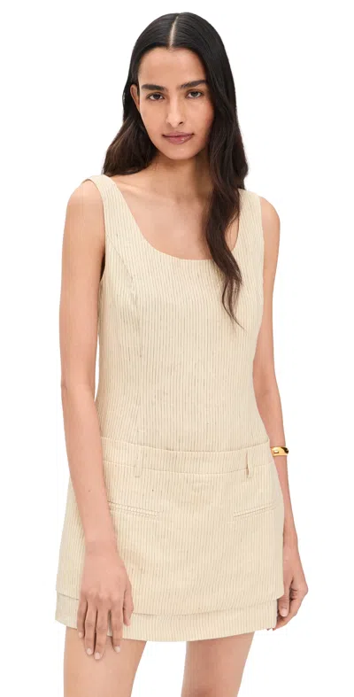 Maude Club Jade Dress Sand In Brown