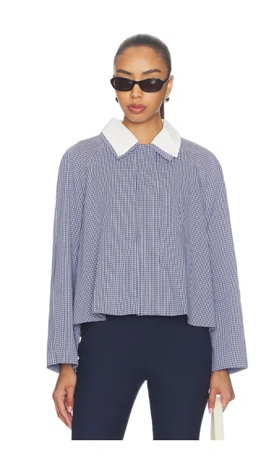 Maude Club Milton Jacket In Blue