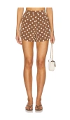 Maude Club Parker Shorts In Pattern