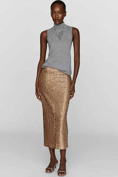 Maude Club Patricia Skirt In Gold