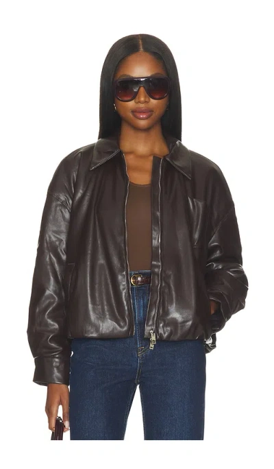 Maude Club Rhodes Jacket In Brown