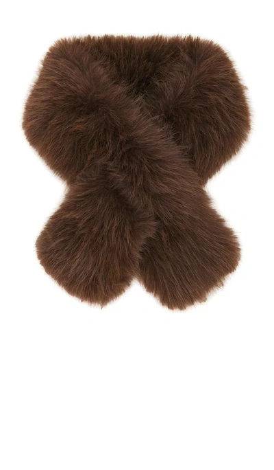 Maude Club Muffler Ria In Brown